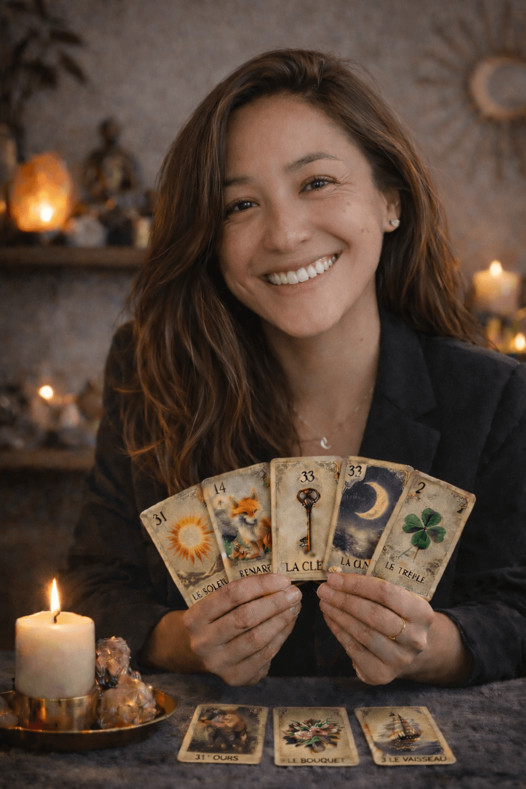 Isabelle, lectrice Petit Lenormand spécialisée dans les questions professionnelles