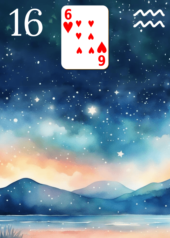 Carte Lenormand miniature